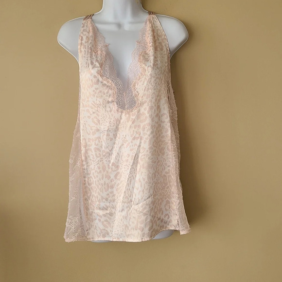 Victoria's secret lace slip size M Animal Print - Picture 1 of 9